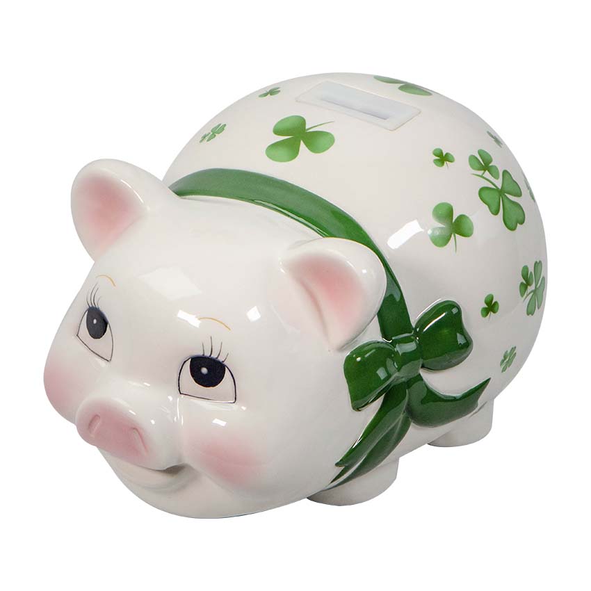 Musical Irish Piggy Bank Bridgets Of Erin