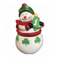 IRISH SNOWMAN TRINKET HOLDER